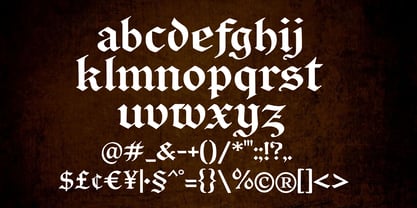 Slyvarox Font Poster 6