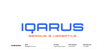 Iqarus Font Poster 1