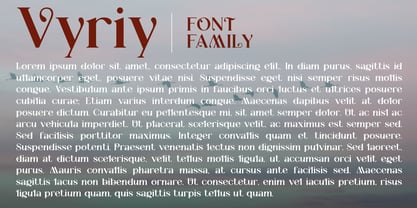 Vyriy Font Poster 6
