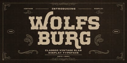Wolfsburg Heritage Font Poster 10