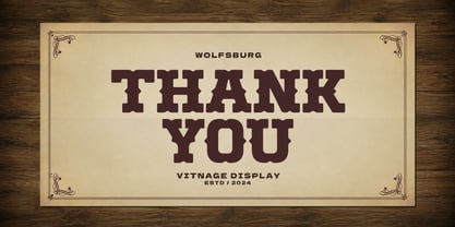 Wolfsburg Heritage Font Poster 8