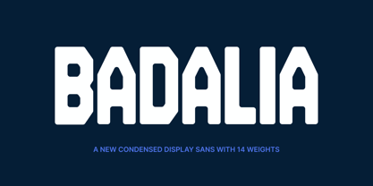 Badalia Font Poster 1