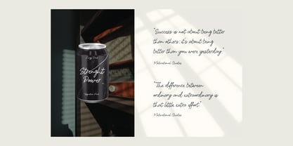 Emirtha Signature Font Poster 10