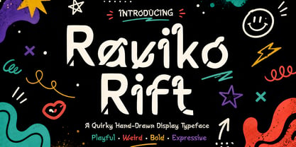 Raviko Rift Font Poster 1