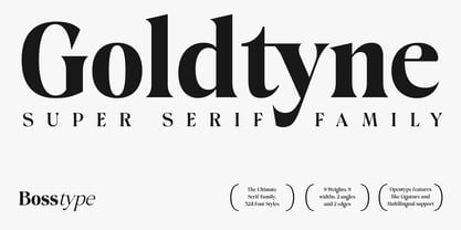 Goldtyne Font Poster 1