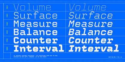 OT Orthant Font Poster 3