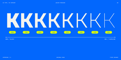 OT Orthant Font Poster 10