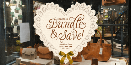 Sparkling Fairy Font Poster 6