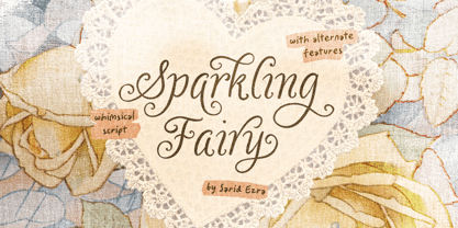 Sparkling Fairy Font Poster 1