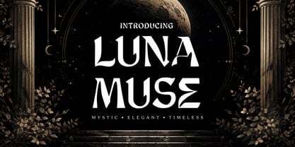 Luna Muse Font Poster 1