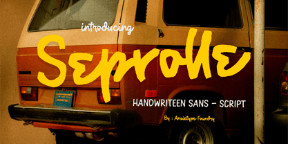 Seprolle Font Poster 1