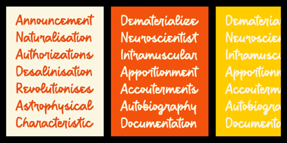 Seprolle Font Poster 3
