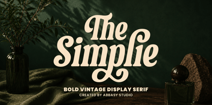 The Simplie Font Poster 1