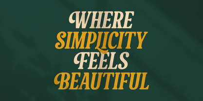 The Simplie Font Poster 2