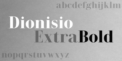 Dionisio Font Poster 11