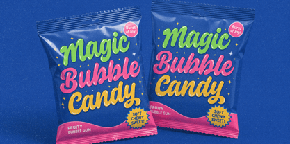 Saucy Society Bubble Font Poster 3