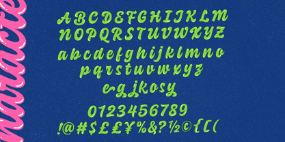 Saucy Society Bubble Font Poster 9