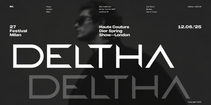 Deltha Font Poster 1
