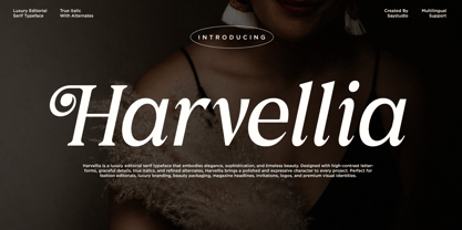 Harvellia Font Poster 1