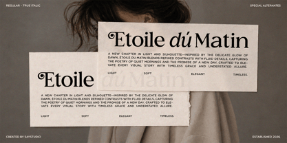 Harvellia Font Poster 6