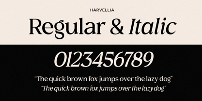 Harvellia Font Poster 9