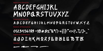 Drakhon Brush Font Poster 9