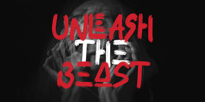 Drakhon Brush Font Poster 4