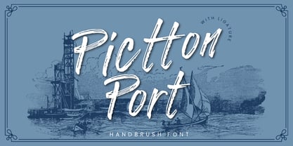 Pictton Port Font Poster 1