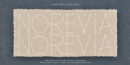 Norevia Font Poster 1