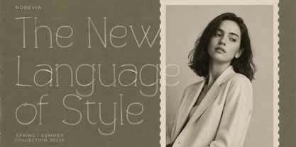 Norevia Font Poster 3