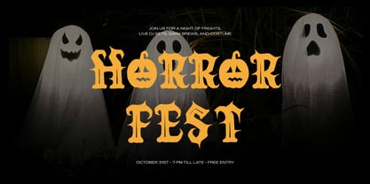 Hollowick Font Poster 2
