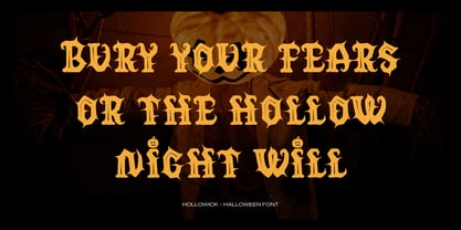 Hollowick Font Poster 4