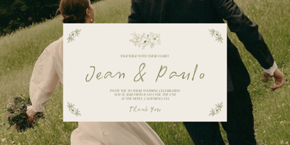 Pola Words Font Poster 3