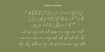 Pola Words Font Poster 9