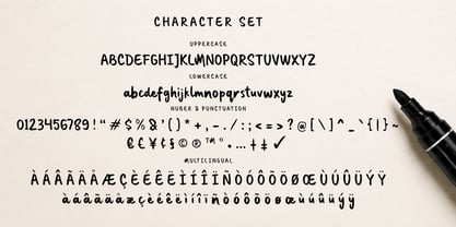 Markerly Truely Font Poster 5