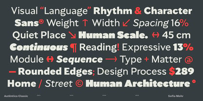 Autêntica Classic Font Poster 4