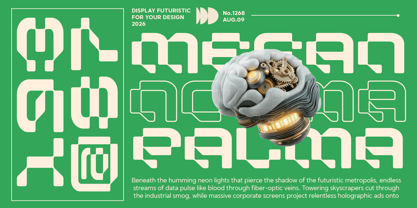 Curve Logic Font Poster 2