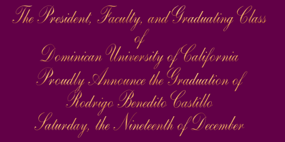 Copperplate Script CT Font Poster 3