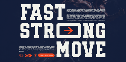 Lancero Font Poster 6