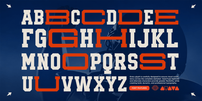 Lancero Font Poster 9