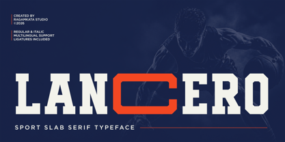 Lancero Font Poster 1