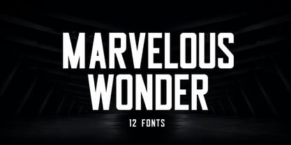 Marvelous Wonder Font Poster 1
