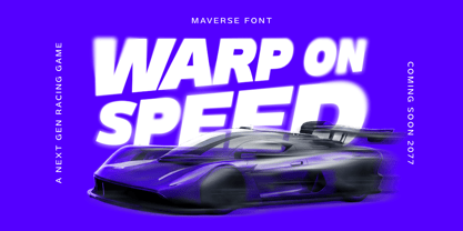 Maverse Font Poster 3