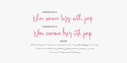 Sabesira Signature Brush Font Poster 10