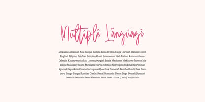 Sabesira Signature Brush Font Poster 5