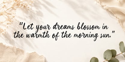 Meadow Script Font Poster 4