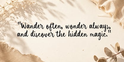 Meadow Script Font Poster 5