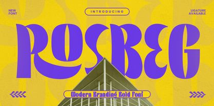 Rosbeg Font Poster 1