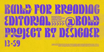 Rosbeg Font Poster 2
