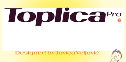 Toplica Pro Font Poster 1